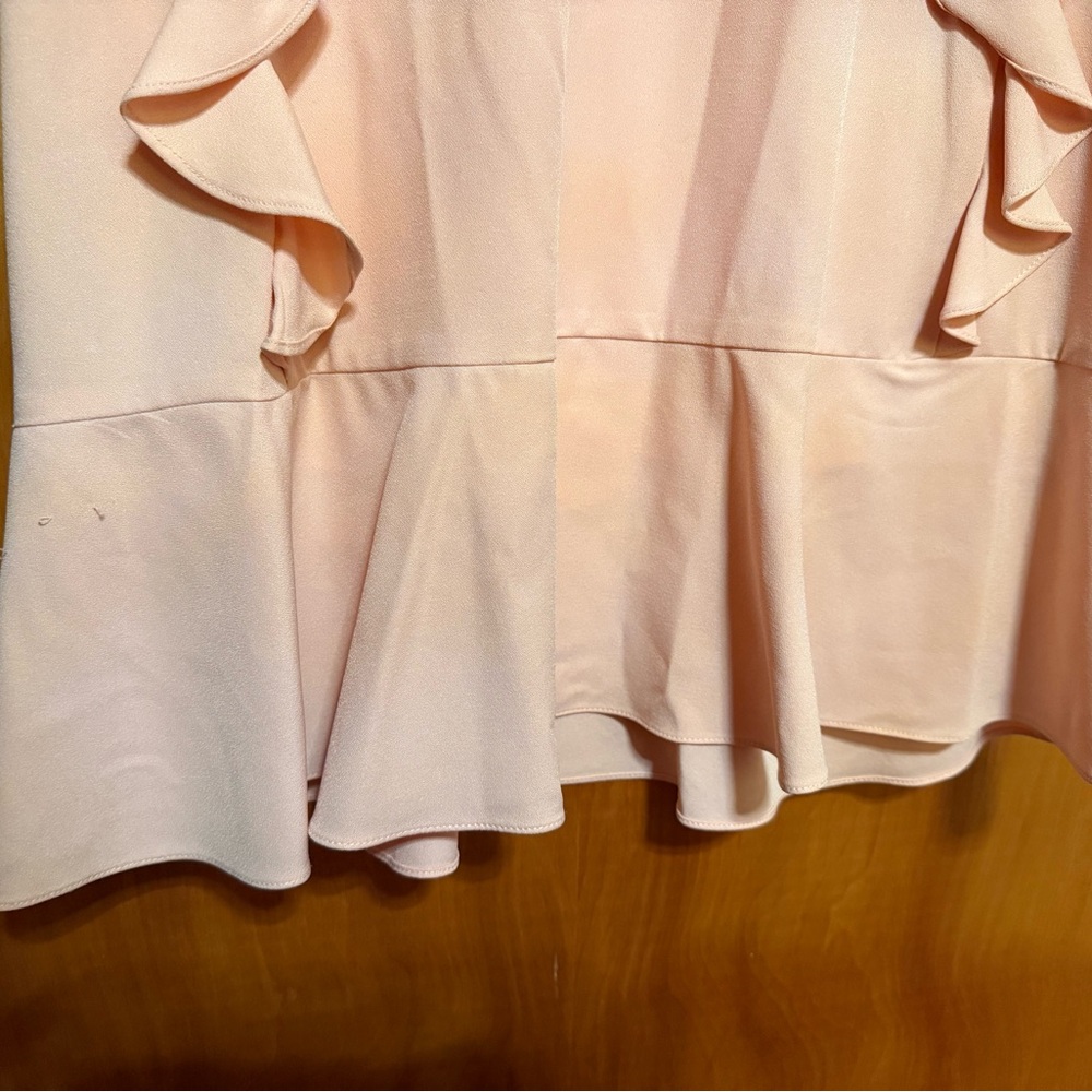 Flirty & Fun Pink Ruffle Formal Dress - Picture 5 of 6